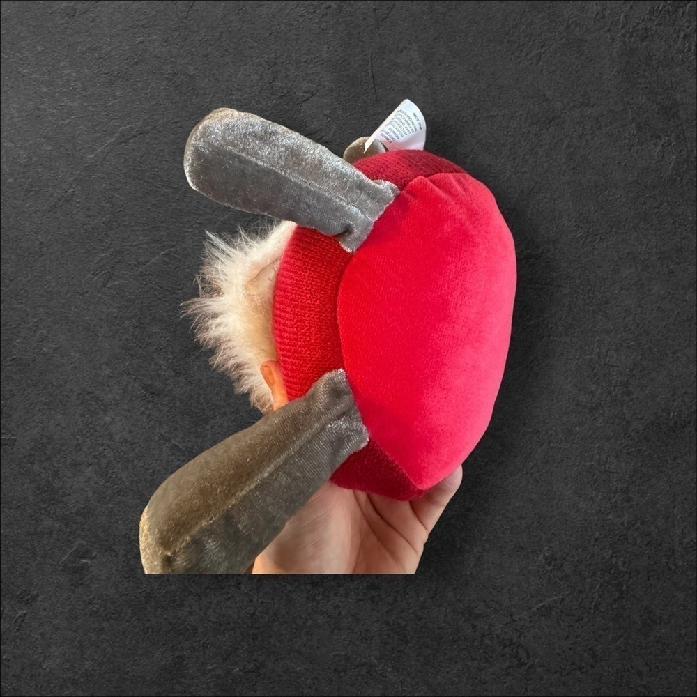 Holiday Velvety Gnome with bell tipped hat - Picture 3 of 5